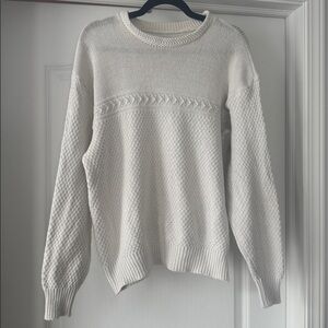 Vintage White Knit Sweater